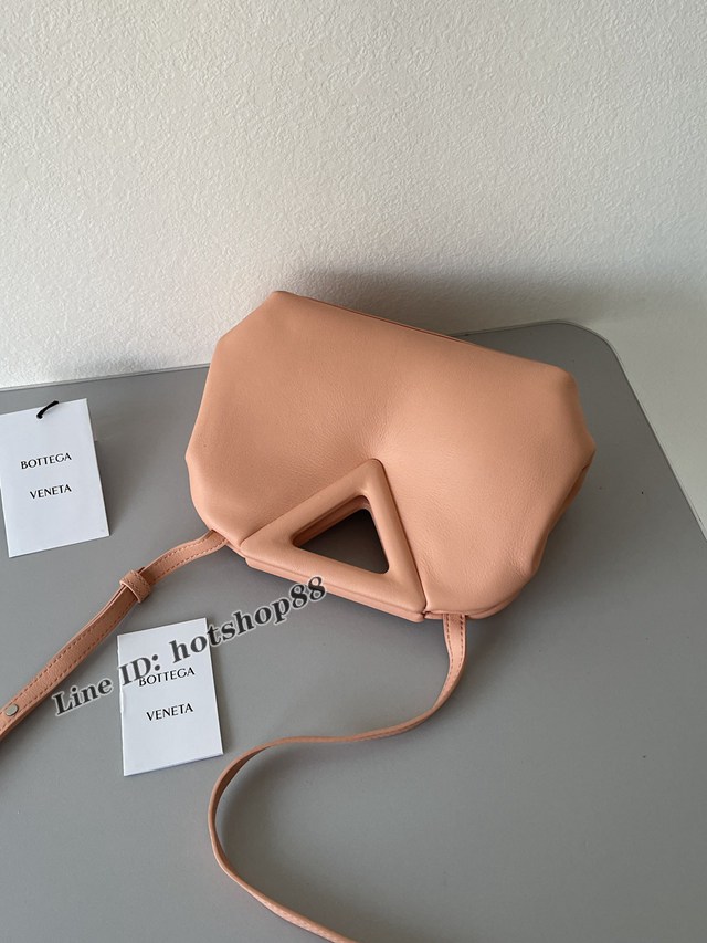 BV專櫃triangle葆蝶家2021最新款三角小號bv手提單肩斜挎女包 658476 bbv1124